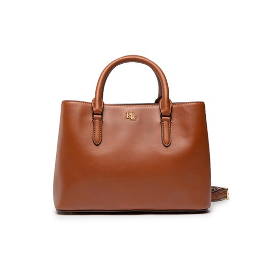 Lauren Ralph Lauren Torebka Marcy 26 431876725005 Brązowy ze sklepu MODIVO w kategorii Kuferki - zdjęcie 183613073