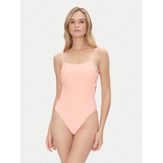 Billabong Strój kąpielowy Tanlines Eva One Piece EBJX100111 Koralowy ze sklepu MODIVO w kategorii Stroje kąpielowe - zdjęcie 183613121