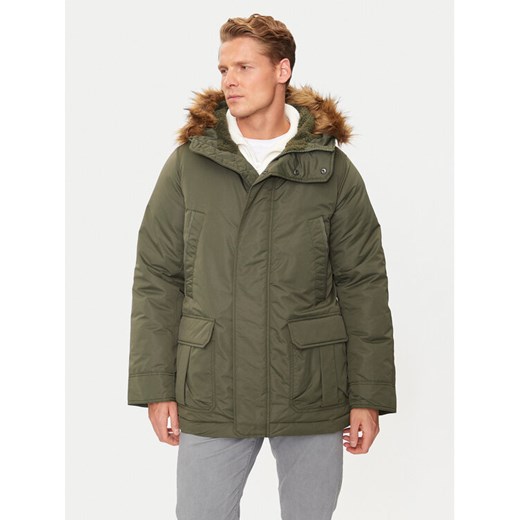 Gap Kurtka zimowa 726377-00 Zielony Regular Fit ze sklepu MODIVO w kategorii Kurtki męskie - zdjęcie 183613154