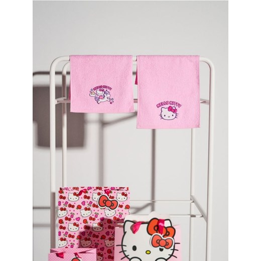 Sinsay - Ręczniki bawełniane 2 pack Hello Kitty - różowy ze sklepu Sinsay w kategorii Ręczniki - zdjęcie 183618073