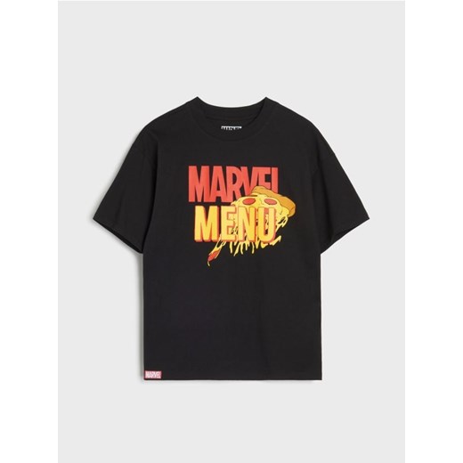 Sinsay - Koszulka z nadrukiem na plecach Marvel - czarny ze sklepu Sinsay w kategorii T-shirty chłopięce - zdjęcie 183618093