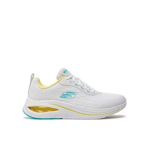 Sneakersy Skechers Air Meta-Aired Out 150131/WMLT Biały ze sklepu eobuwie.pl w kategorii Buty sportowe damskie - zdjęcie 183618994