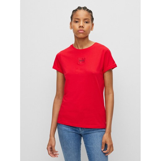 Hugo T-Shirt Redlabel 50456008 Różowy Slim Fit ze sklepu MODIVO w kategorii Bluzki damskie - zdjęcie 183620234