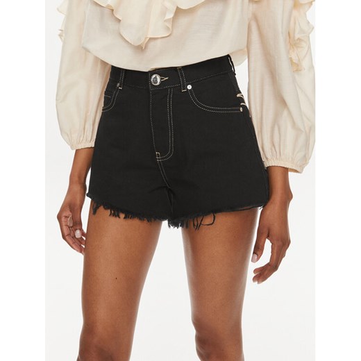 Pinko Szorty jeansowe Honey 103627 A1VD Czarny Regular Fit ze sklepu MODIVO w kategorii Szorty - zdjęcie 183620312