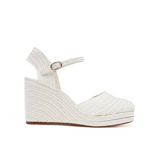 Castañer Espadryle Carolyn/142 023115 Biały ze sklepu MODIVO w kategorii Espadryle damskie - zdjęcie 183620353