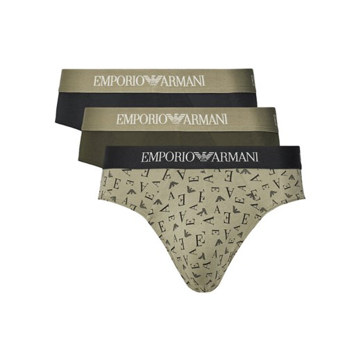 Emporio Armani Underwear Komplet 3 par slipów EM000256 AF10800 MC112 Zielony ze sklepu MODIVO w kategorii Majtki męskie - zdjęcie 183620380