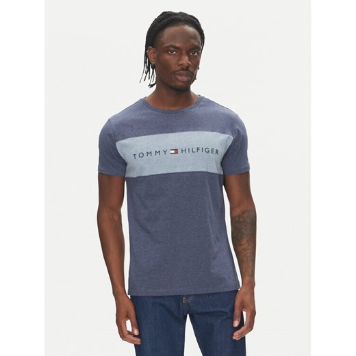 Tommy Hilfiger T-Shirt UM0UM03418 Niebieski Regular Fit ze sklepu MODIVO w kategorii T-shirty męskie - zdjęcie 183620424