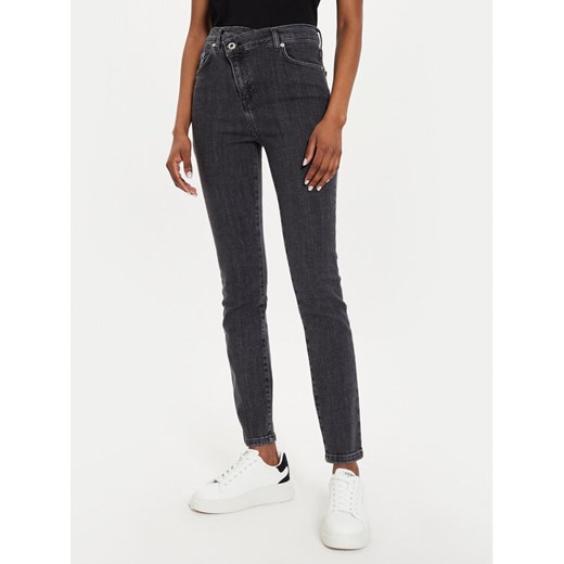 Karl Lagerfeld Jeans Jeansy 245J1102 Szary Skinny Fit ze sklepu MODIVO w kategorii Jeansy damskie - zdjęcie 183620480