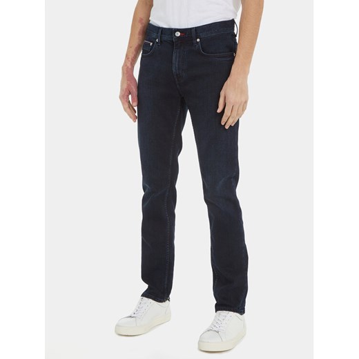 Tommy Hilfiger Jeansy Denton MW0MW33338 Granatowy Straight Fit ze sklepu MODIVO w kategorii Jeansy męskie - zdjęcie 183620511
