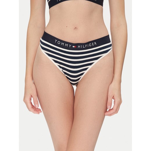 Tommy Hilfiger Stringi UW0UW04796 Granatowy ze sklepu MODIVO w kategorii Majtki damskie - zdjęcie 183620520