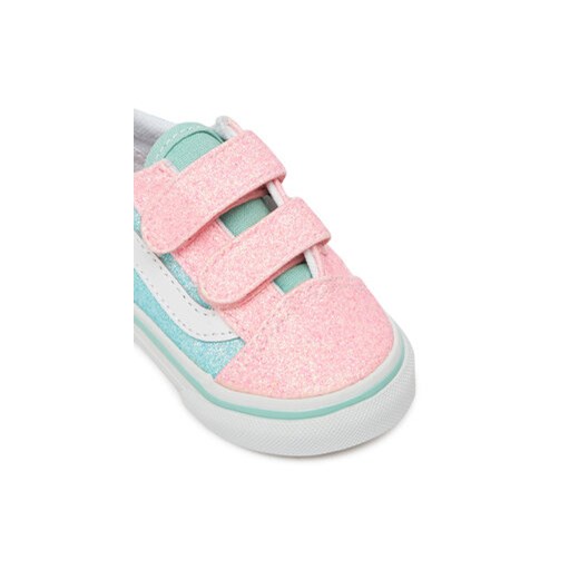 Trampki dziecięce Vans wielokolorowe na rzepy wiosenne 