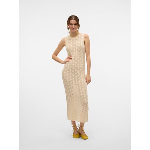 Vero Moda Sukienka w kolorze beżowym ze sklepu Limango Polska w kategorii Sukienki - zdjęcie 183623684