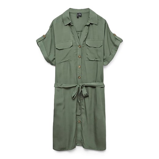 Vero Moda Sukienka w kolorze zielonym ze sklepu Limango Polska w kategorii Sukienki - zdjęcie 183624054