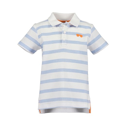 Blue Seven Koszulka polo w kolorze biało-błękitnym ze sklepu Limango Polska w kategorii T-shirty chłopięce - zdjęcie 183624380