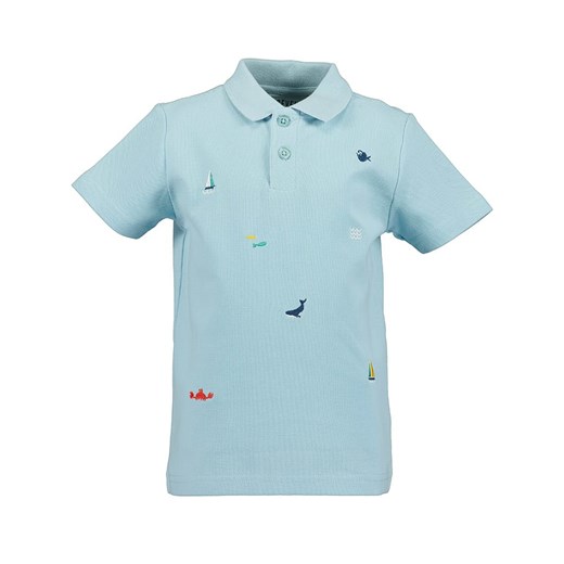 Blue Seven Koszulka polo w kolorze błękitnym ze sklepu Limango Polska w kategorii T-shirty chłopięce - zdjęcie 183624383