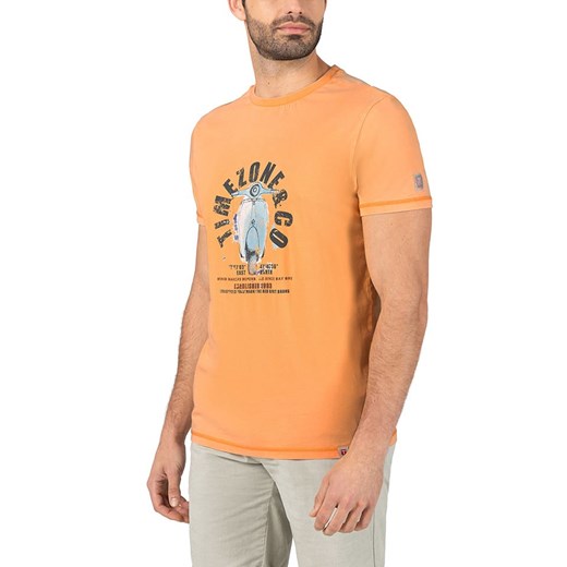 Timezone Koszulka w kolorze pomarańczowym ze sklepu Limango Polska w kategorii T-shirty męskie - zdjęcie 183624650