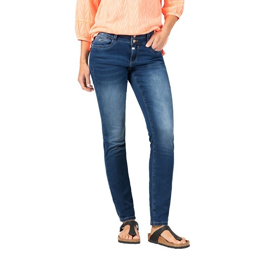 Timezone Dżinsy &quot;Enya&quot; - Slim fit - w kolorze niebieskim ze sklepu Limango Polska w kategorii Jeansy damskie - zdjęcie 183625111