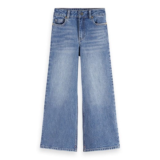 Scotch &amp; Soda Dżinsy - Wide leg - w kolorze niebieskim ze sklepu Limango Polska w kategorii Spodnie dziewczęce - zdjęcie 183625343
