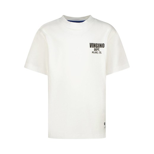 Vingino Koszulka w kolorze białym ze sklepu Limango Polska w kategorii T-shirty chłopięce - zdjęcie 183625391