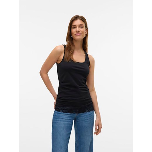 Vero Moda Top w kolorze czarnym ze sklepu Limango Polska w kategorii Bluzki damskie - zdjęcie 183625701