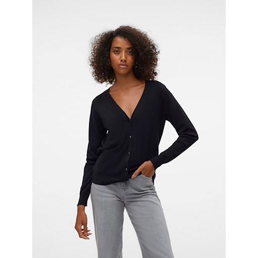 Vero Moda Kardigan w kolorze czarnym ze sklepu Limango Polska w kategorii Swetry damskie - zdjęcie 183625764