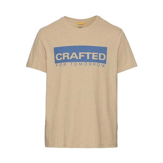Camel Active Koszulka w kolorze beżowym ze sklepu Limango Polska w kategorii T-shirty męskie - zdjęcie 183625784