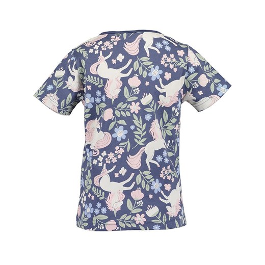 Blue Seven Koszulka w kolorze granatowym ze wzorem 98 Limango Polska wyprzedaż