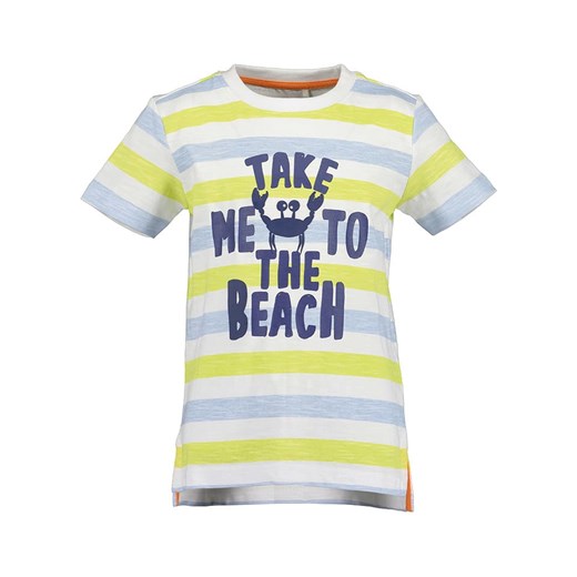 Blue Seven Koszulka w kolorze szaro-żółtym ze sklepu Limango Polska w kategorii T-shirty chłopięce - zdjęcie 183626093