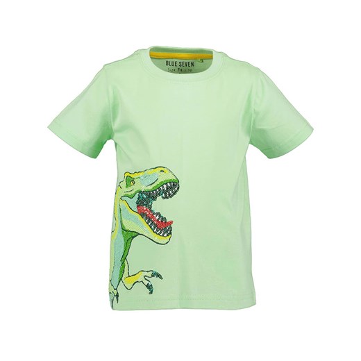Blue Seven Koszulka w kolorze zielonym ze sklepu Limango Polska w kategorii T-shirty chłopięce - zdjęcie 183626100