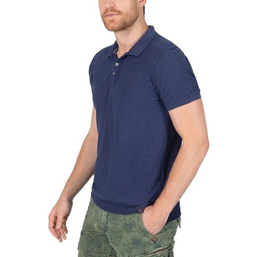 Timezone Koszulka polo w kolorze niebieskim ze sklepu Limango Polska w kategorii T-shirty męskie - zdjęcie 183626243