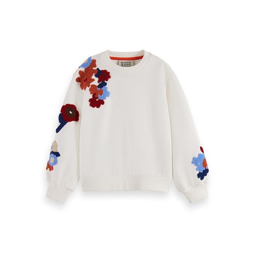 Scotch &amp; Soda Bluza w kolorze białym ze wzorem ze sklepu Limango Polska w kategorii Bluzy dziewczęce - zdjęcie 183626463