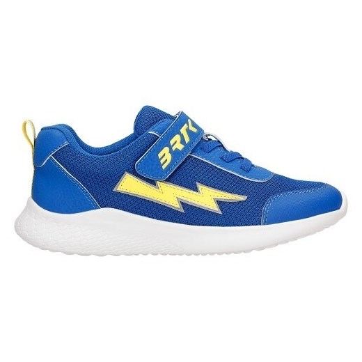 Niebieskie Sneakersy Bartek Z Żółtą Błyskawicą 87006-16 ze sklepu Wojas w kategorii Buty sportowe dziecięce - zdjęcie 183626571