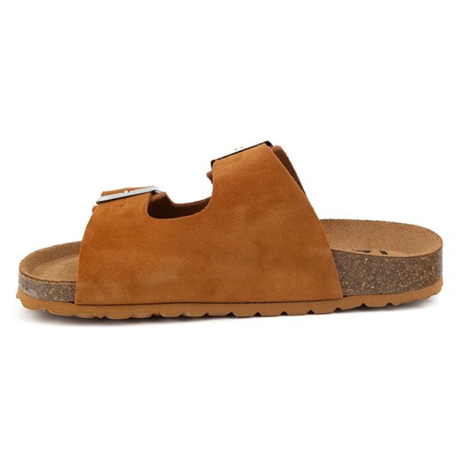Vriston Buty damskie klapki regulowane izzi alex brandy brąz Vriston 38 ButyModne.pl