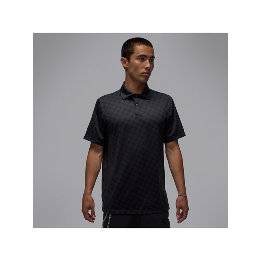Męska koszulka polo do golfa z nadrukiem Jordan Sport - Czerń Jordan L Nike poland