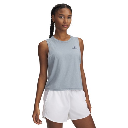 Damski top treningowy Under Armour Vanish Energy Crop Tank - szary Under Armour XL wyprzedaż Sportstylestory.com