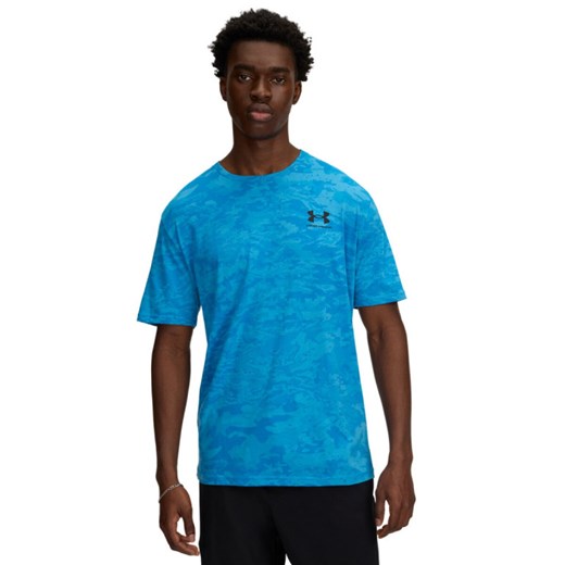 Męski t-shirt z nadrukiem Under Armour UA ABC Camo SS - niebieski Under Armour XS Sportstylestory.com