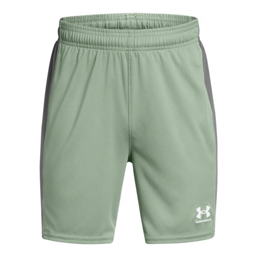Chłopięce spodenki treningowe Under Armour UA B\'s Ch. Knit Short - zielone ze sklepu Sportstylestory.com w kategorii Spodenki męskie - zdjęcie 183628950