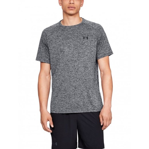 Męska koszulka treningowa UNDER ARMOUR Tech 2.0 SS Tee - szara ze sklepu Sportstylestory.com w kategorii T-shirty męskie - zdjęcie 183628982
