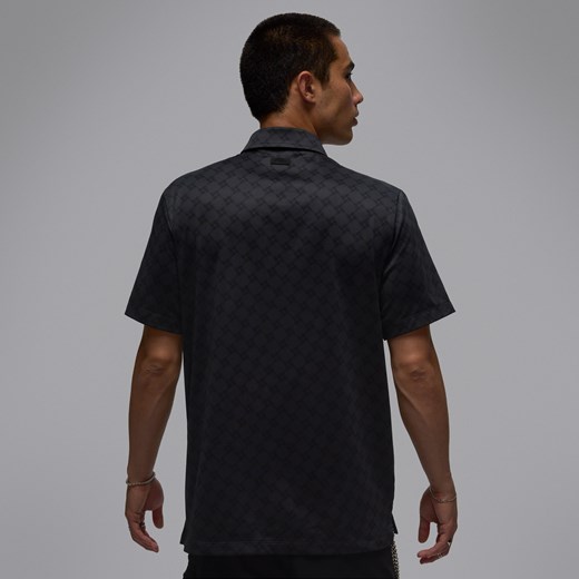 Męska koszulka polo do golfa z nadrukiem Jordan Sport - Czerń Jordan XS Nike poland