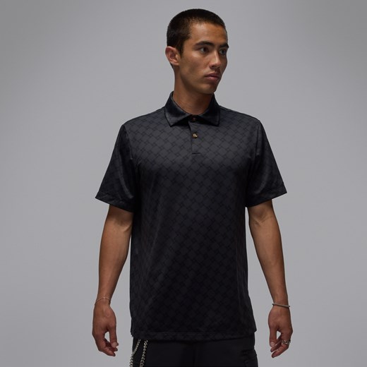 Męska koszulka polo do golfa z nadrukiem Jordan Sport - Czerń Jordan XL Nike poland