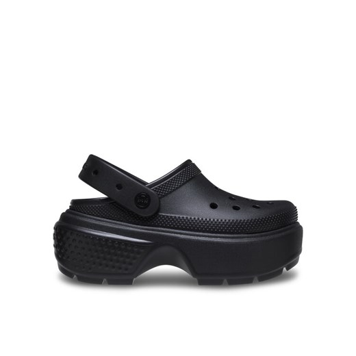Klapki Crocs Stomp Clog 209347 Czarny ze sklepu eobuwie.pl w kategorii Klapki damskie - zdjęcie 183629363