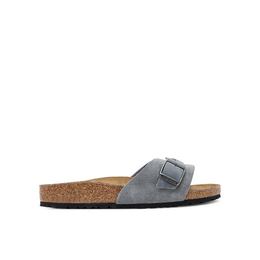 Klapki Birkenstock Oita Braided 1029121 Szary ze sklepu eobuwie.pl w kategorii Klapki damskie - zdjęcie 183629374