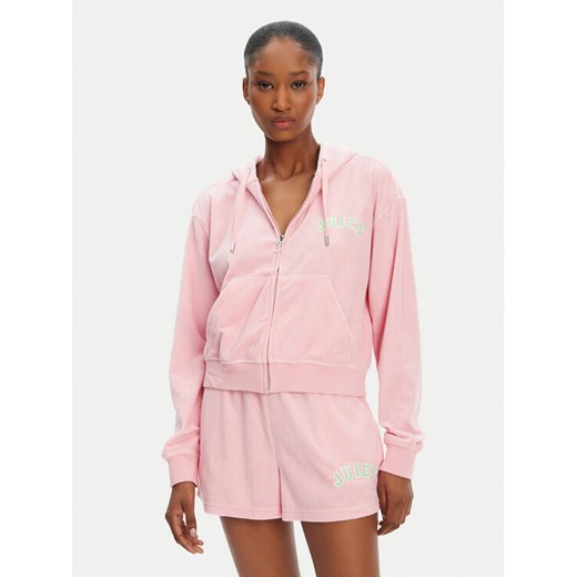 Juicy Couture Bluza Nala JCWAS125321 Różowy Oversize ze sklepu MODIVO w kategorii Bluzy damskie - zdjęcie 183631341