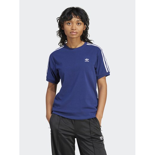 adidas T-Shirt 3-Stripes IR8053 Granatowy Regular Fit M MODIVO