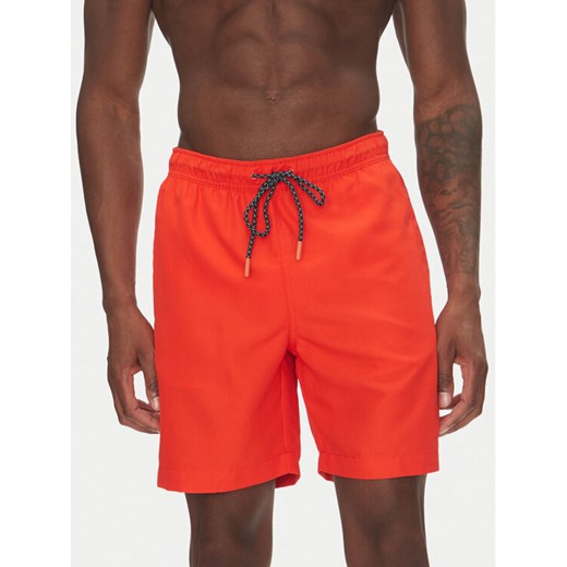 Tom Tailor Szorty kąpielowe 1045069 Czerwony Regular Fit ze sklepu MODIVO w kategorii Kąpielówki - zdjęcie 183631370
