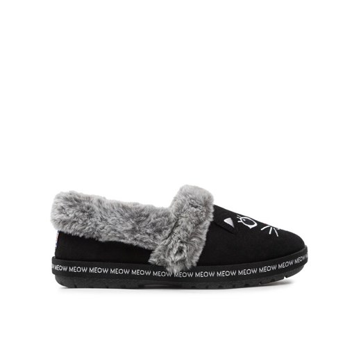 Skechers Kapcie Meow Pajamas 33355/BLK Czarny ze sklepu MODIVO w kategorii Kapcie damskie - zdjęcie 183631443