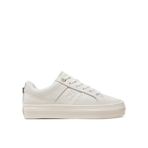 Tommy Hilfiger Sneakersy Essential Vulc Sneaker Monogram FW0FW07945 Écru Tommy Hilfiger 40 MODIVO