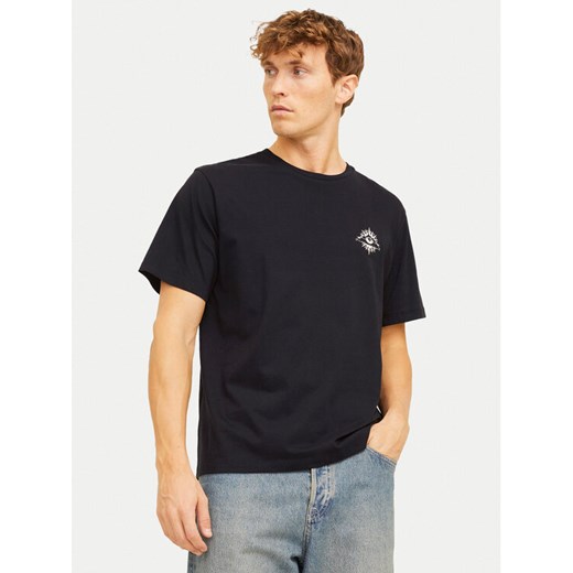 Jack&Jones T-Shirt Jackie 12271366 Czarny Relaxed Fit ze sklepu MODIVO w kategorii T-shirty męskie - zdjęcie 183631614