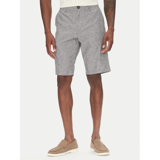 Tom Tailor Szorty materiałowe 1044712 Szary Slim Fit ze sklepu MODIVO w kategorii Spodenki męskie - zdjęcie 183631654
