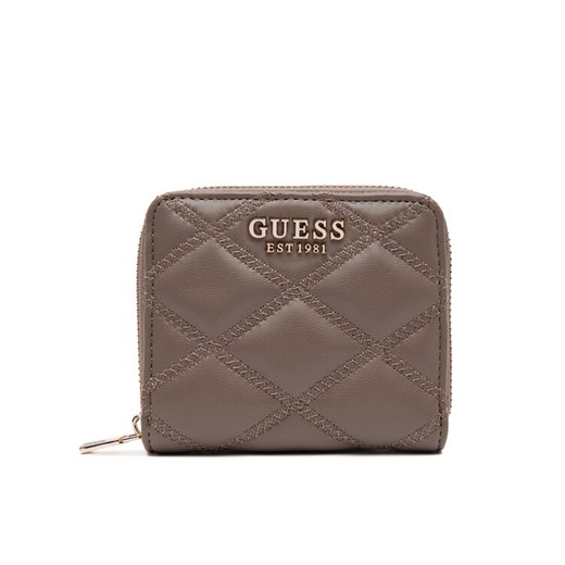 Guess Mały Portfel Damski SWQG96 32137 Brązowy ze sklepu MODIVO w kategorii Portfele damskie - zdjęcie 183631660